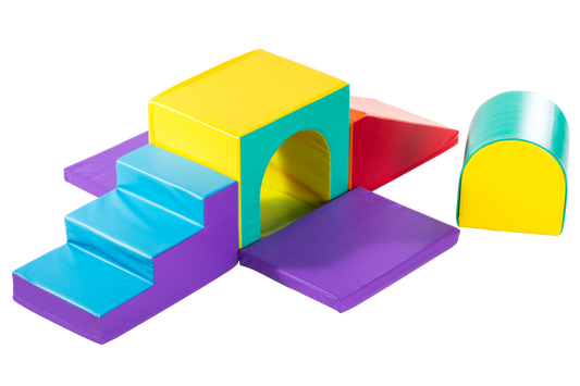 Toddler Climbing Toys - Soft Play Set for Kids (6 Pc Set)