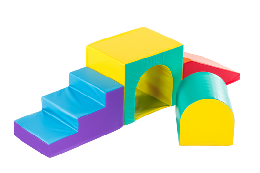 Toddler Climbing Toys - Soft Play Set for Kids (4 Pc Set)