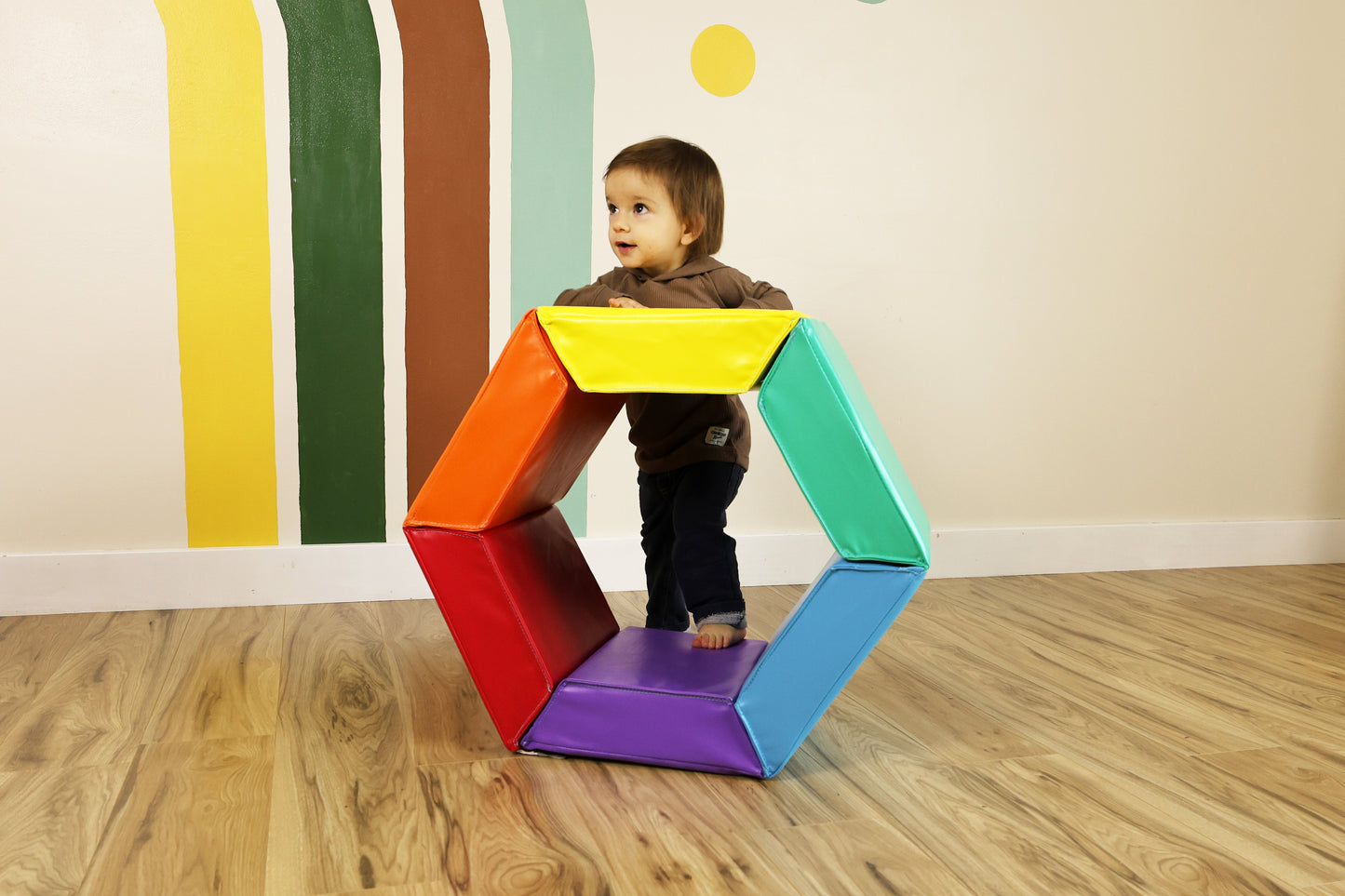 Hexagon Gymnastics Mat - Trainer Tumbling Mat