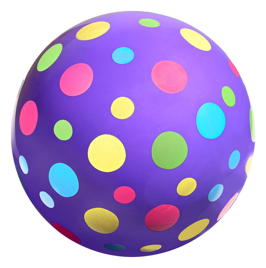 8.5" Polka Dotted Balls - Set of 6