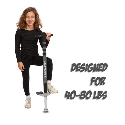 Red & Blue and Black & Grey Pogo Stick Combo