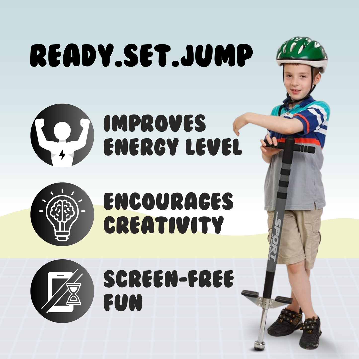 Sport Pogo Stick for Kids Ages 5-9