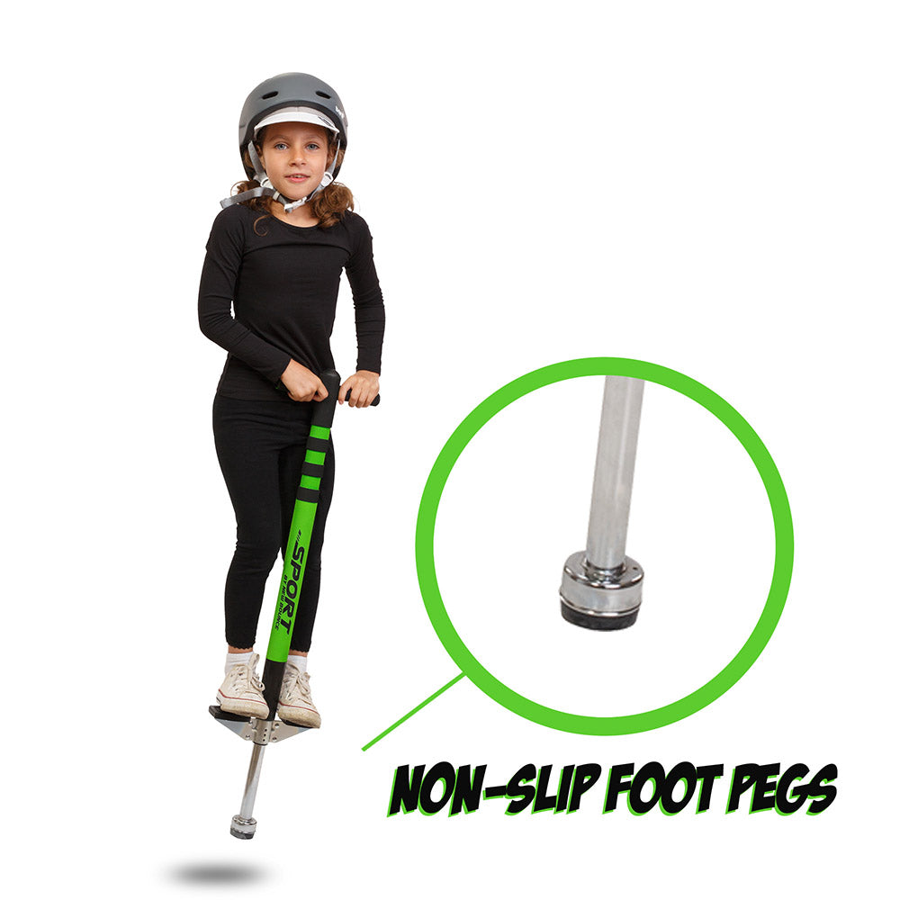 Green & Black and Pink & Grey Pogo Stick Combo