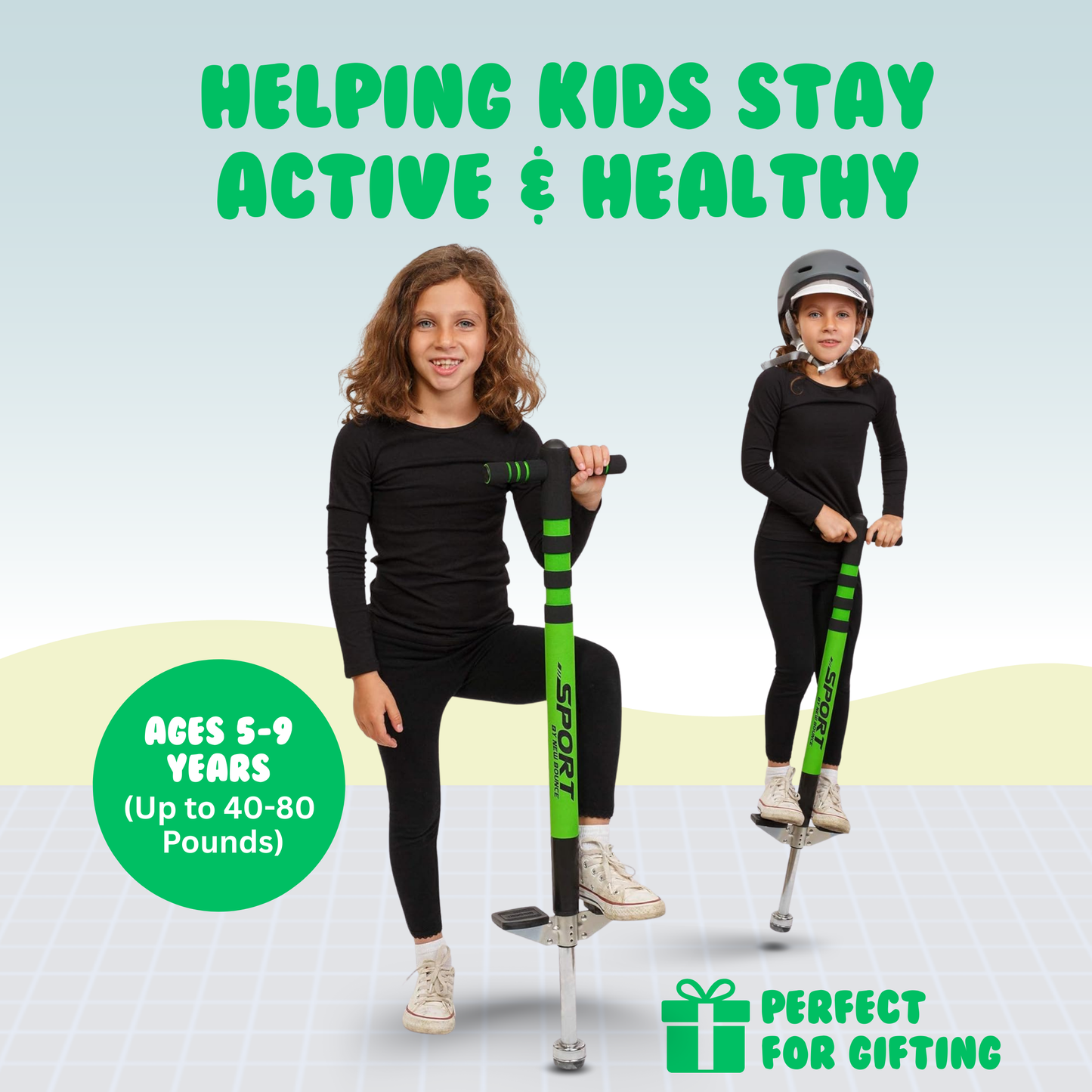 Sport Pogo Stick for Kids Ages 5-9