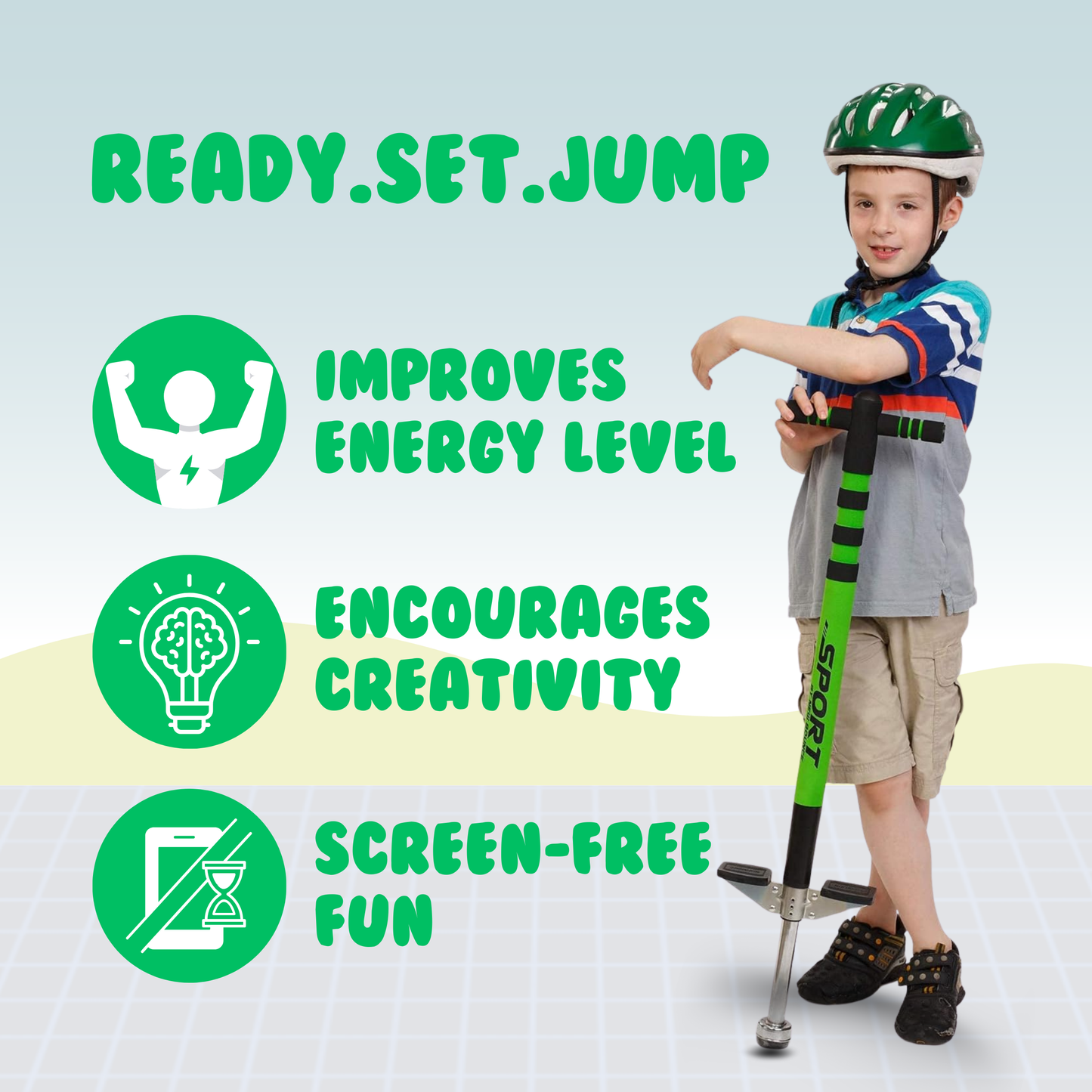 Sport Pogo Stick for Kids Ages 5-9
