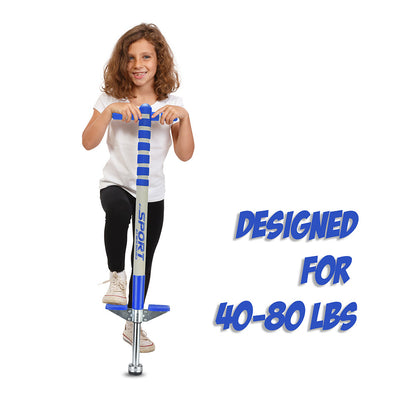 Red & Blue and Black & Grey Pogo Stick Combo