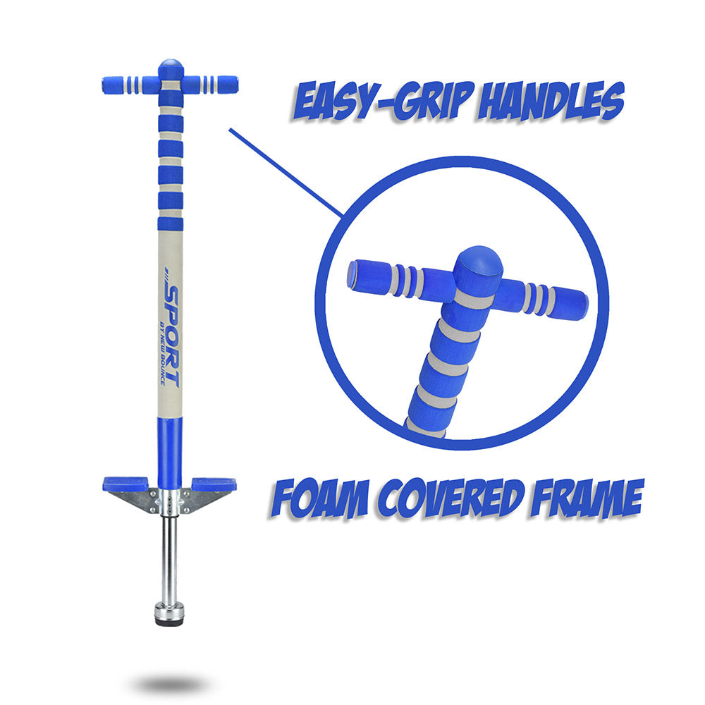 Red & Blue and Black & Grey Pogo Stick Combo