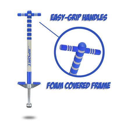 Red & Blue and Black & Grey Pogo Stick Combo