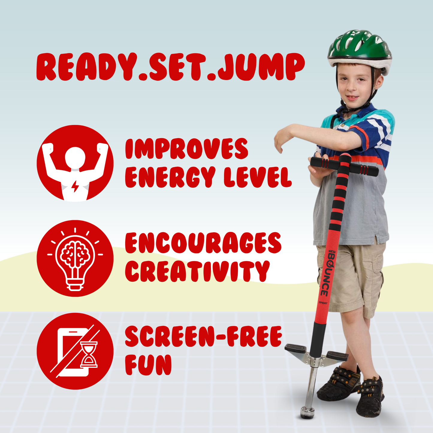 Sport Pogo Stick for Kids Ages 5-9
