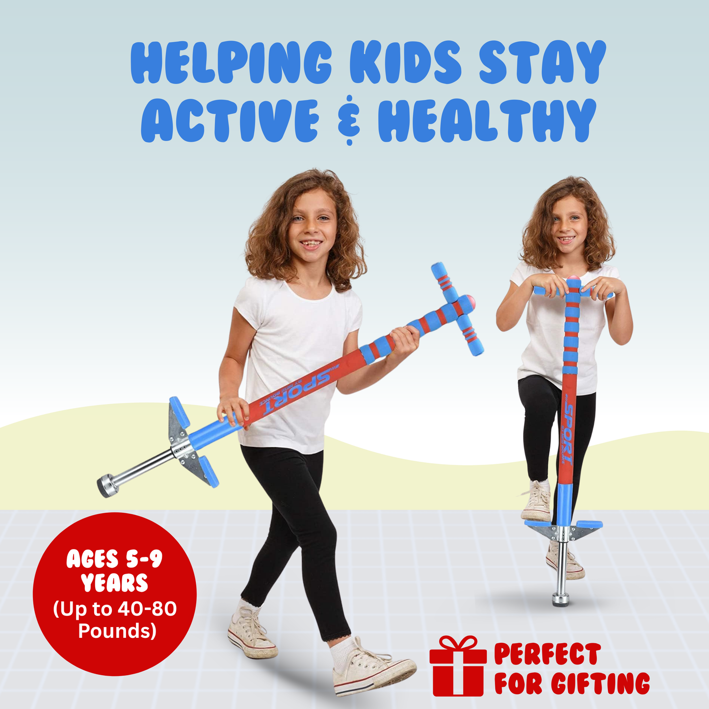 Sport Pogo Stick for Kids Ages 5-9