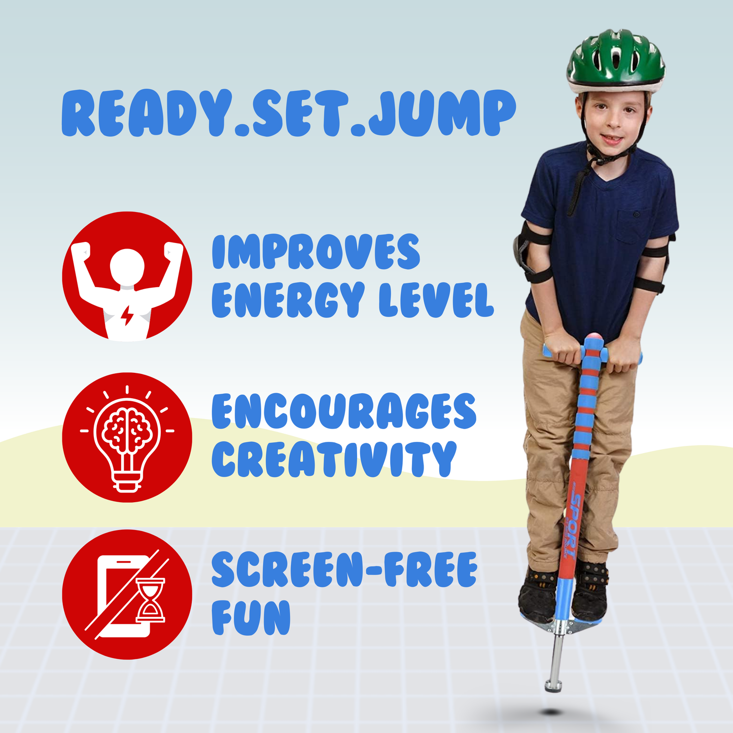 Sport Pogo Stick for Kids Ages 5-9