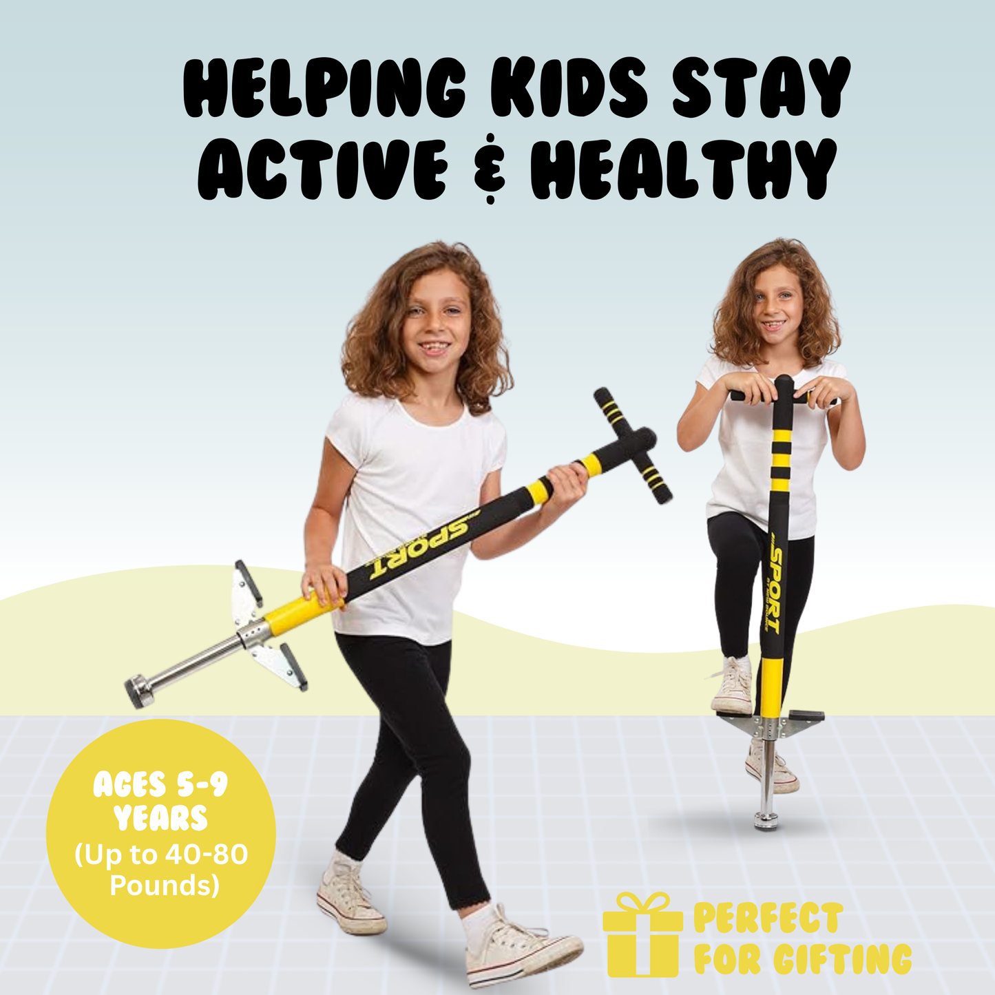 Sport Pogo Stick for Kids Ages 5-9
