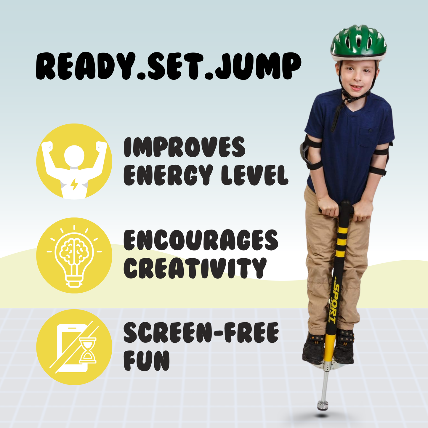 Sport Pogo Stick for Kids Ages 5-9