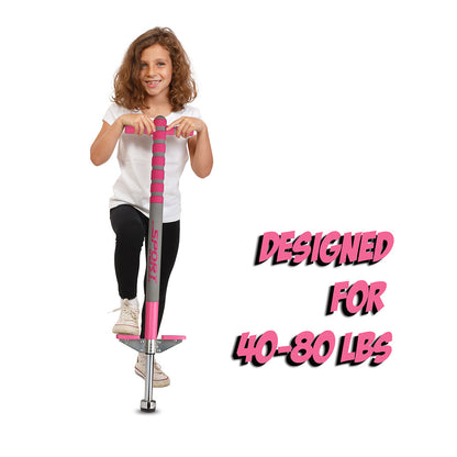 Green & Black and Pink & Grey Pogo Stick Combo