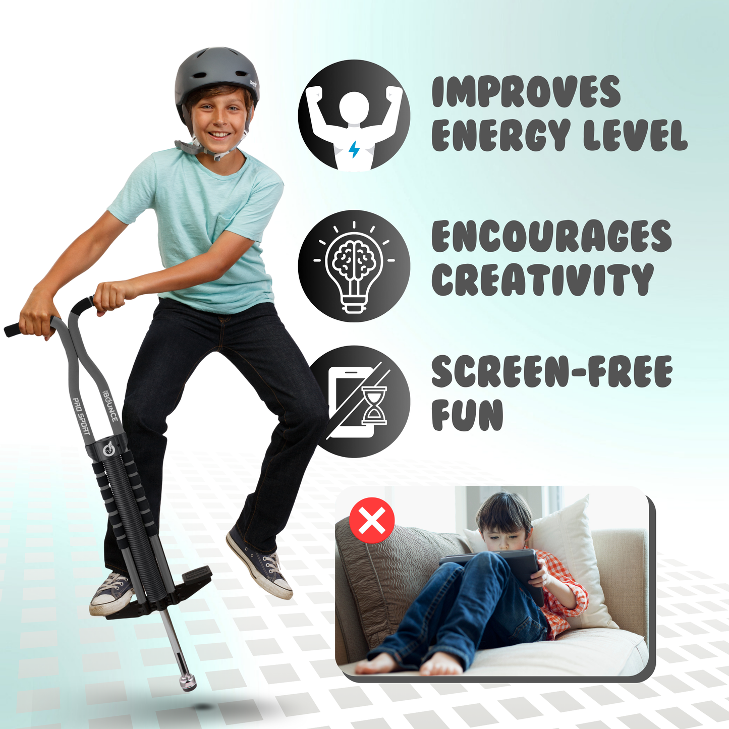 Pro Pogo Stick for Kids Ages 9+