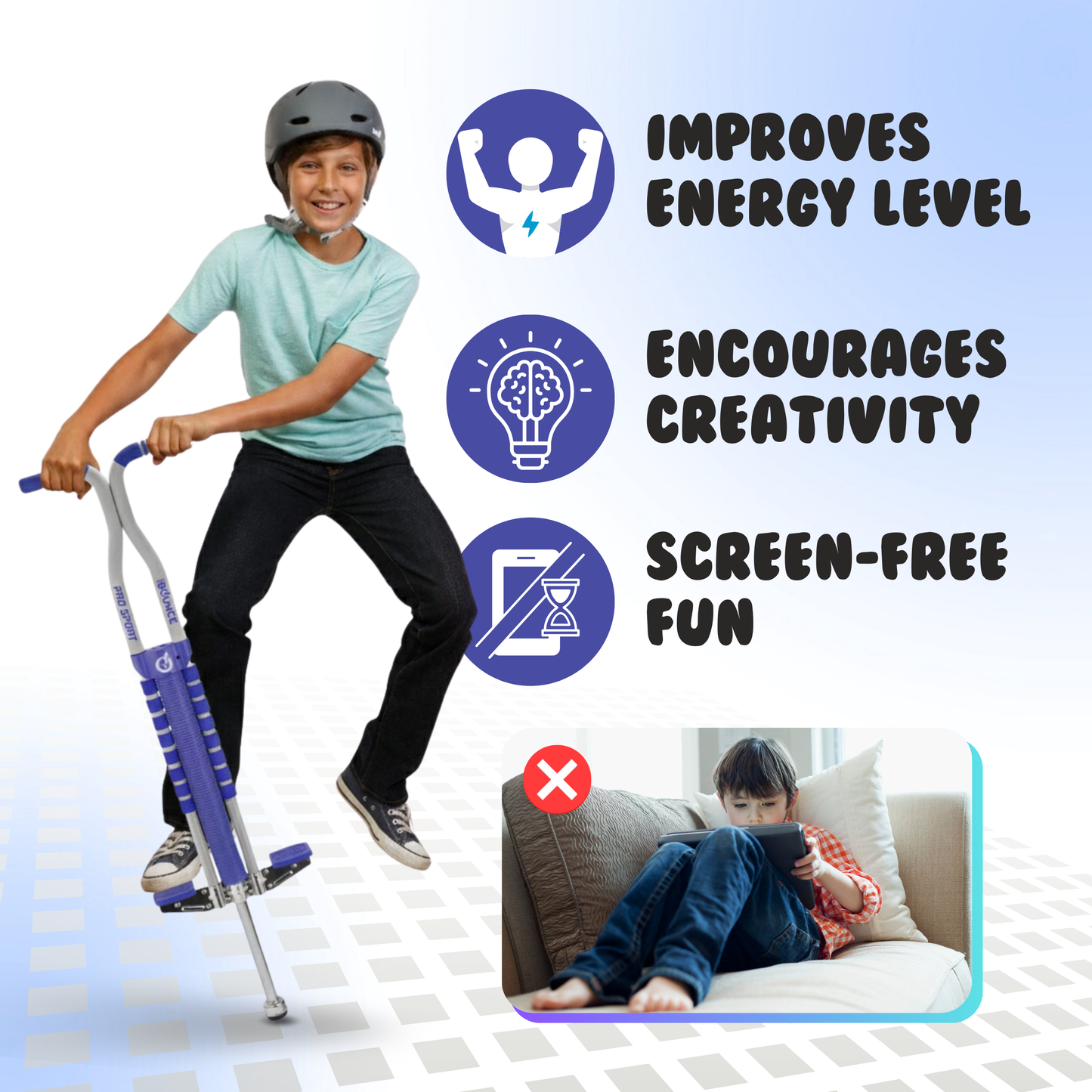 Pro Pogo Stick for Kids Ages 9+
