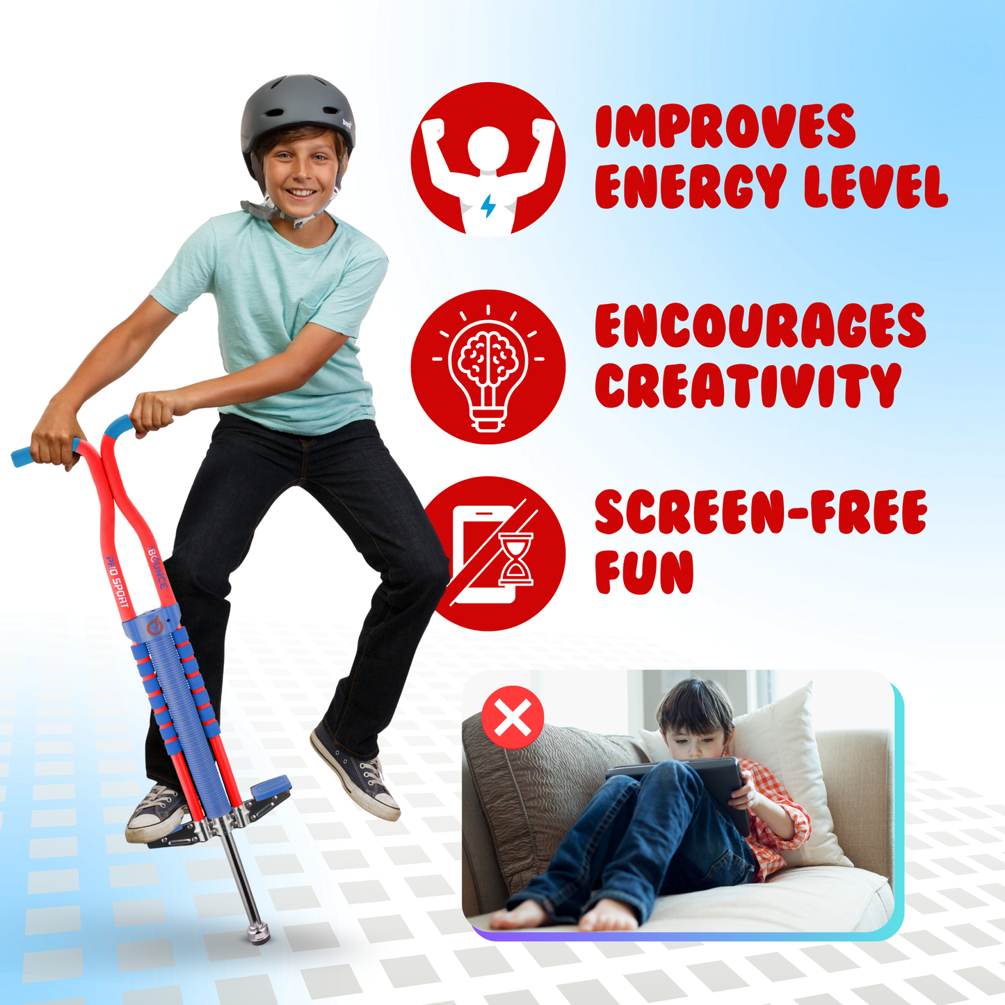Pro Pogo Stick for Kids Ages 9+