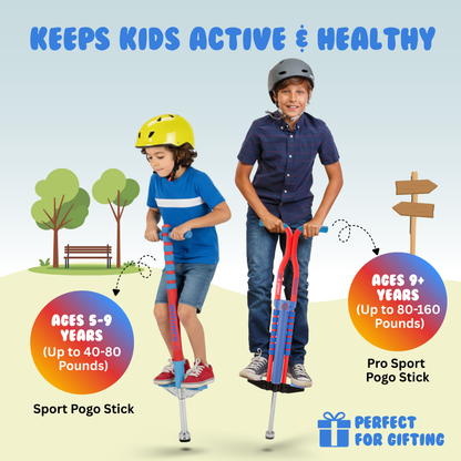 Pogo Stick 2 Pack Combo Set (Pro and Sport)