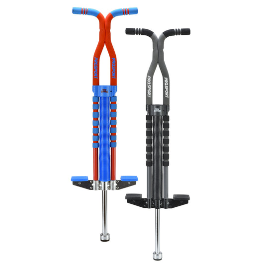 Red & Blue and Black & Grey Pogo Stick Combo