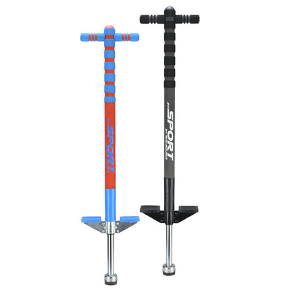 Red & Blue and Black & Grey Pogo Stick Combo