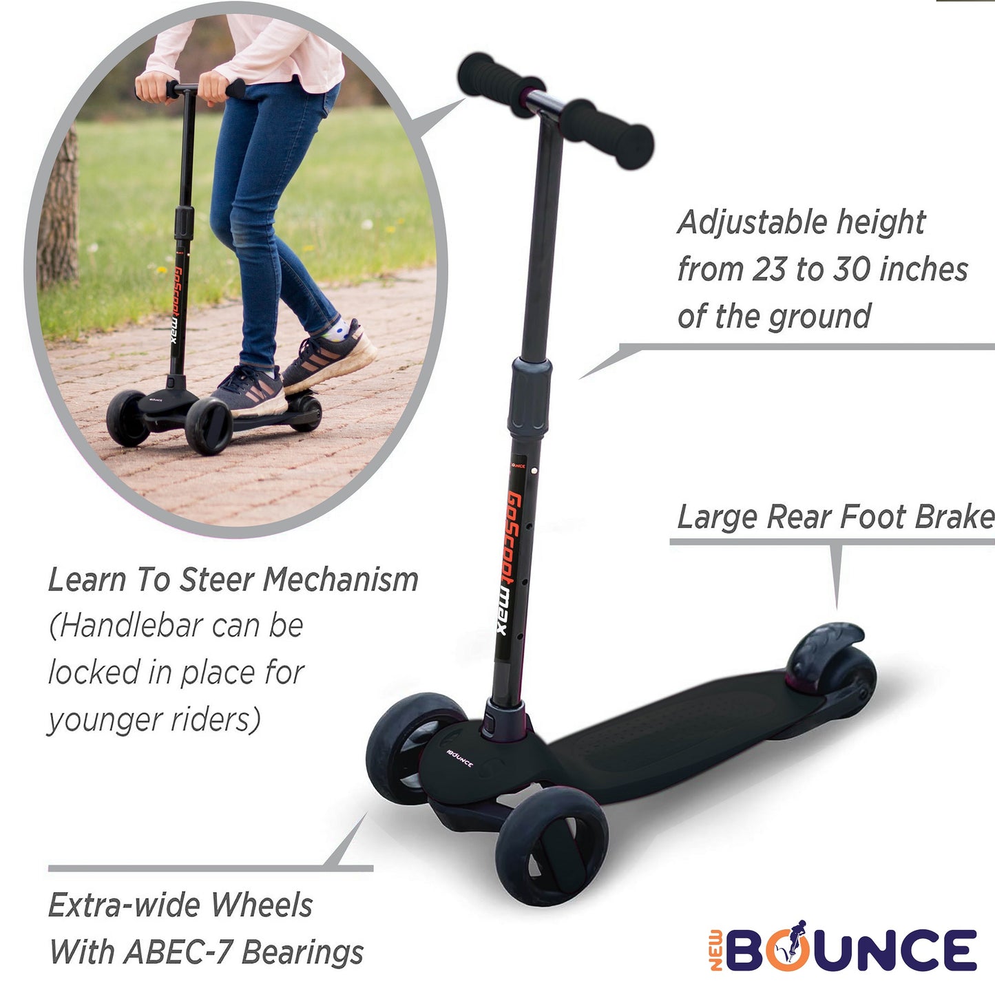 GoScoot Max Scooter for Toddlers