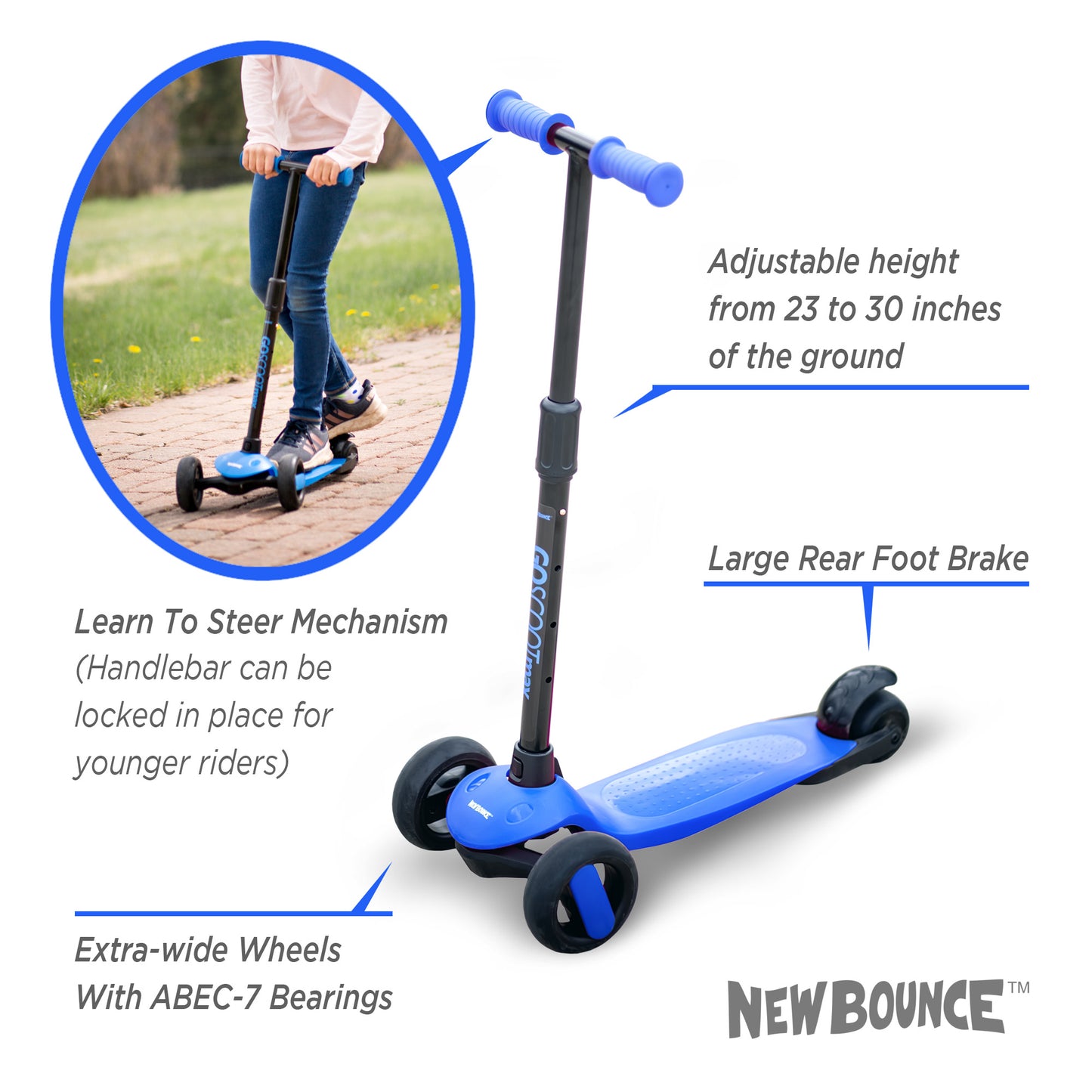 GoScoot Max Scooter for Toddlers