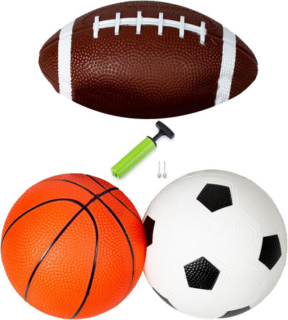 Soft 5" Sports Balls - Set of 3