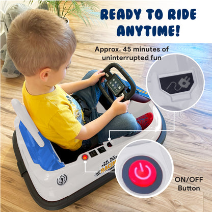 Bumper Car for Toddlers - Ages 1.5-6 Years