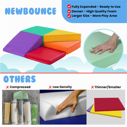 Corner Soft Play Set - Toddler Climbing Toys - (5 Pc Set)