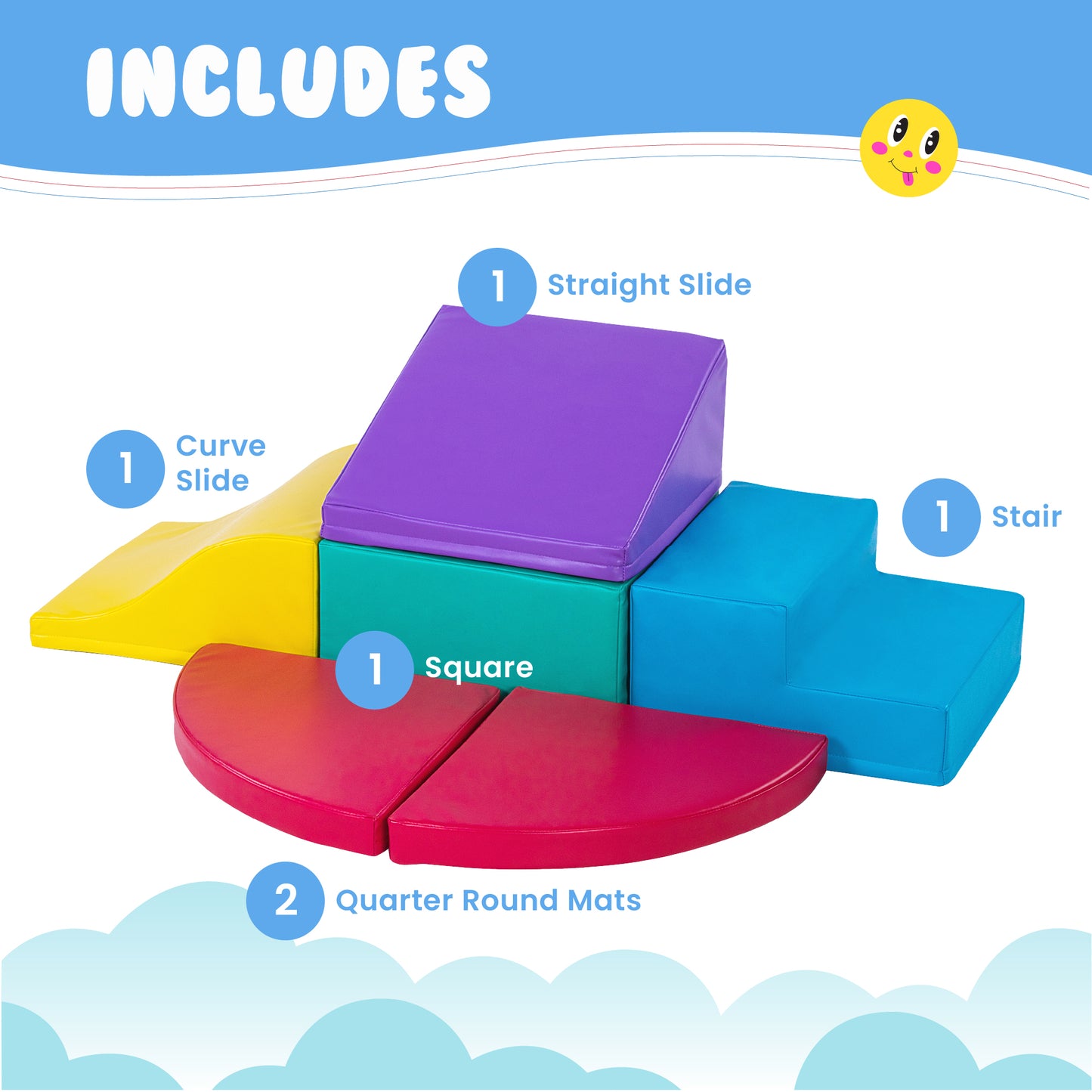 Curved Corner Climber Ser - 6pc set