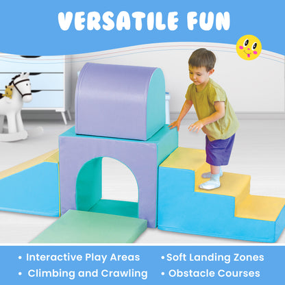 Pastel Deluxe Soft Play Set - 6pc Set