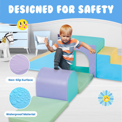 Pastel Deluxe Soft Play Set - 6pc Set