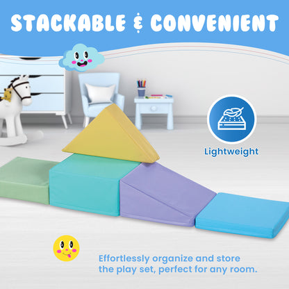 Pastel Corner Climber Set - 5pc Set
