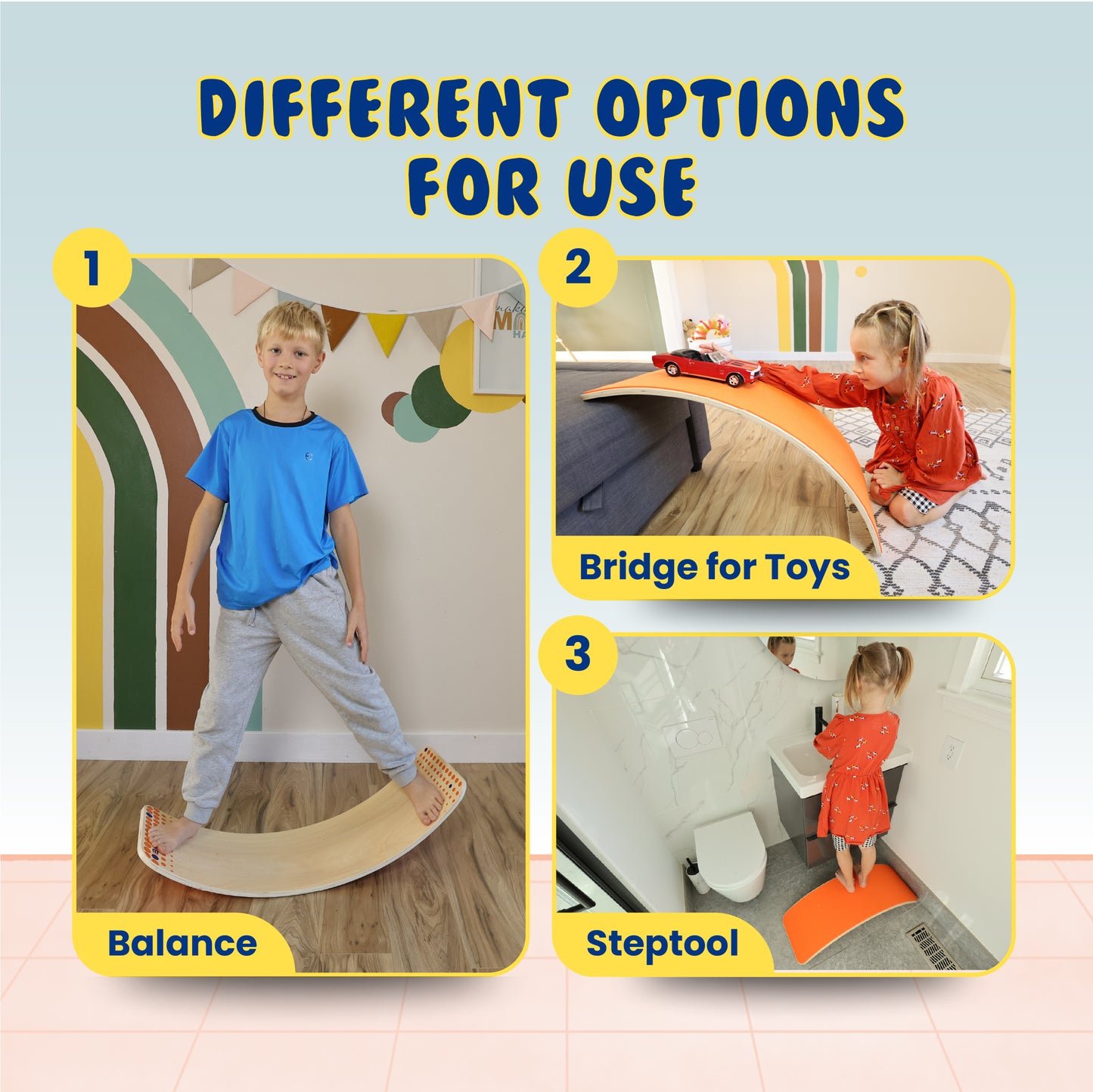 Balance Board for Kids & Adults