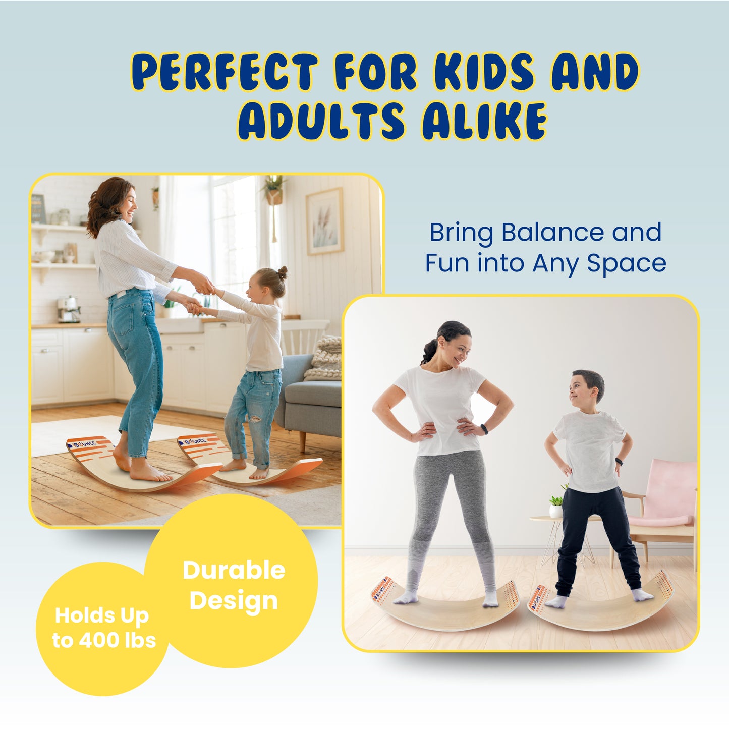 Balance Board for Kids & Adults
