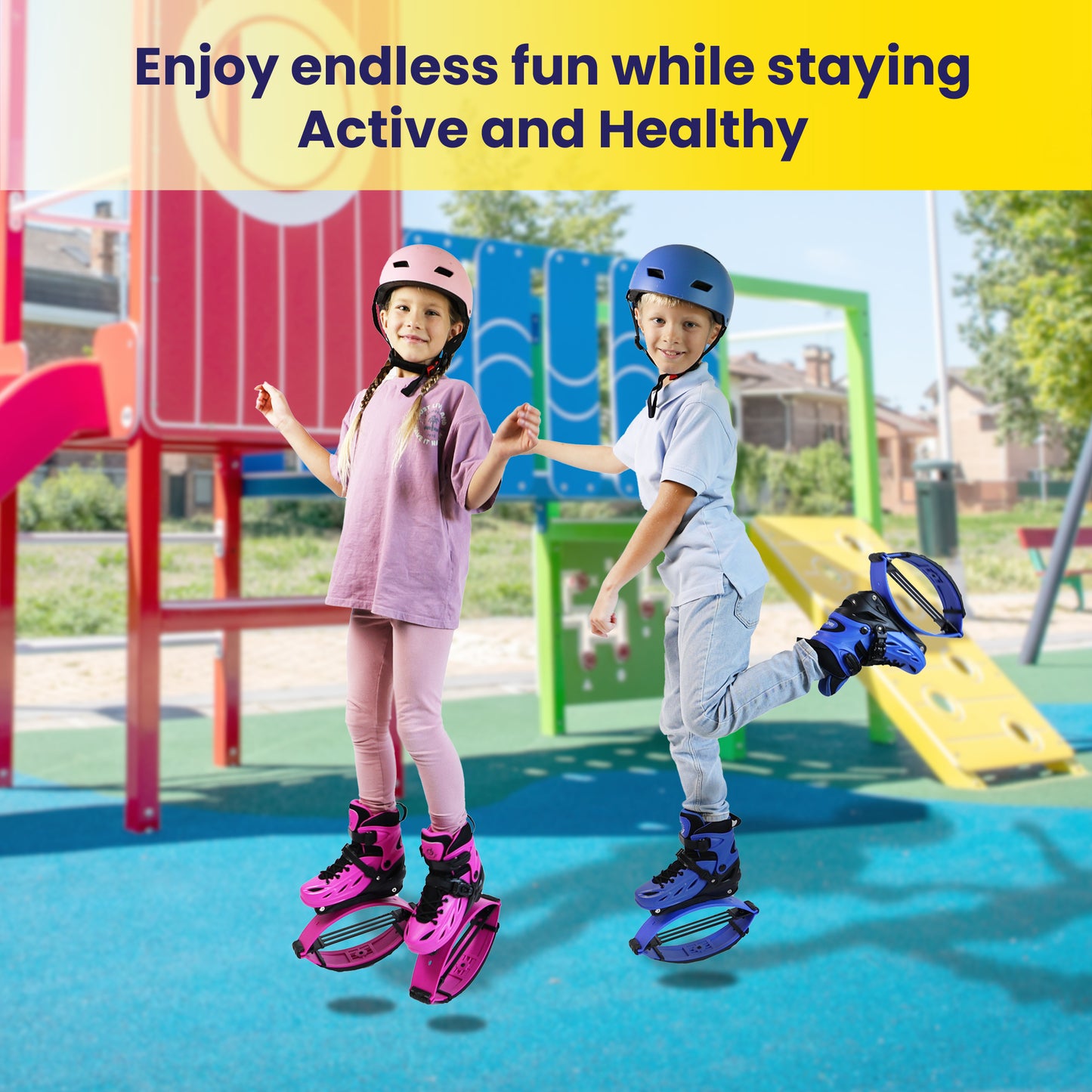 Jumping Shoes for Kids - Pink - New & Improved