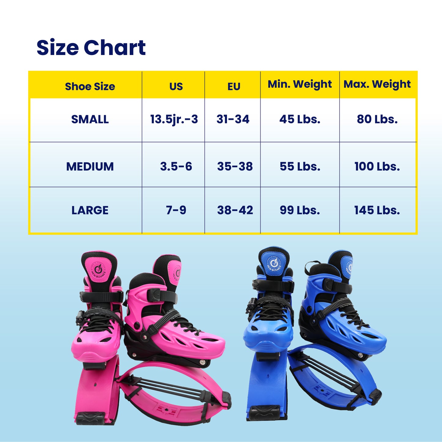 Jumping Shoes for Kids - Pink - New & Improved