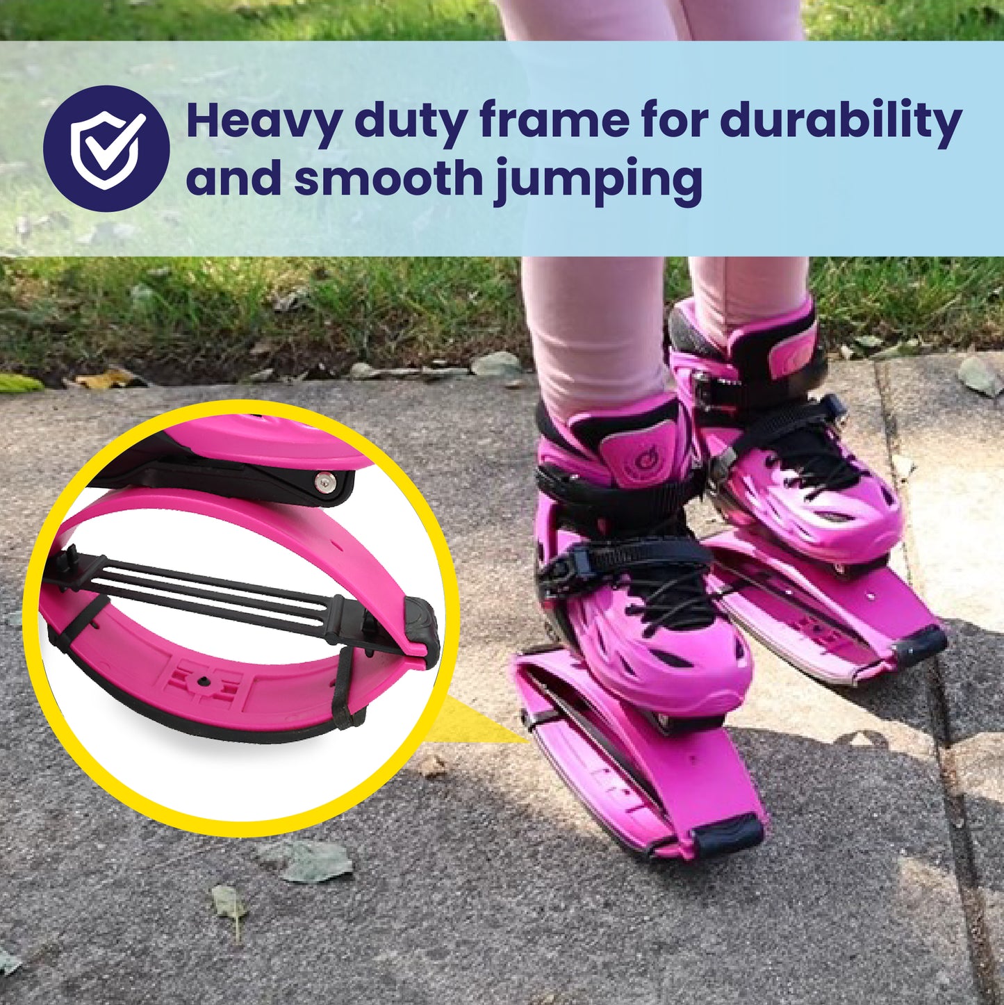 Jumping Shoes for Kids - Pink - New & Improved