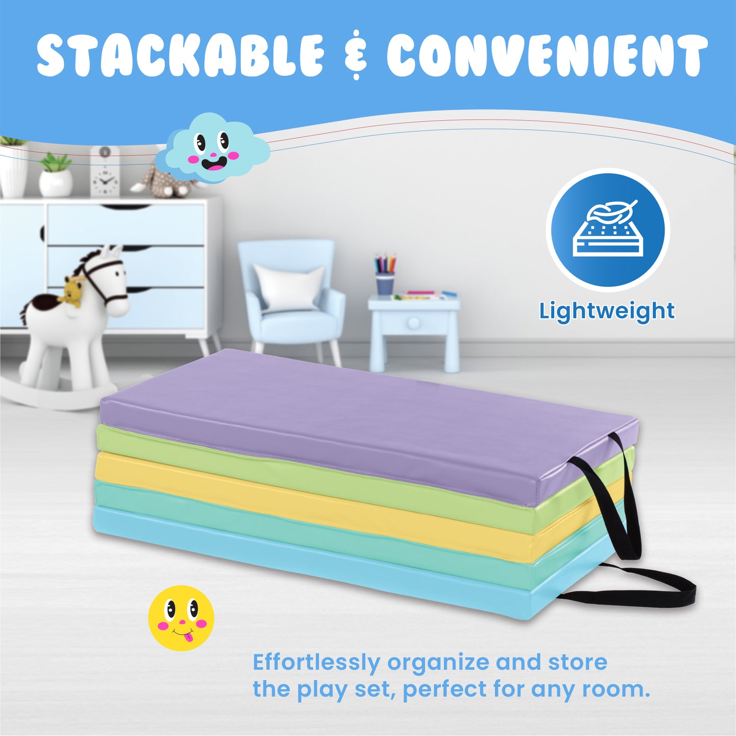 Tumbling Mat for Kids - 1.5" thick