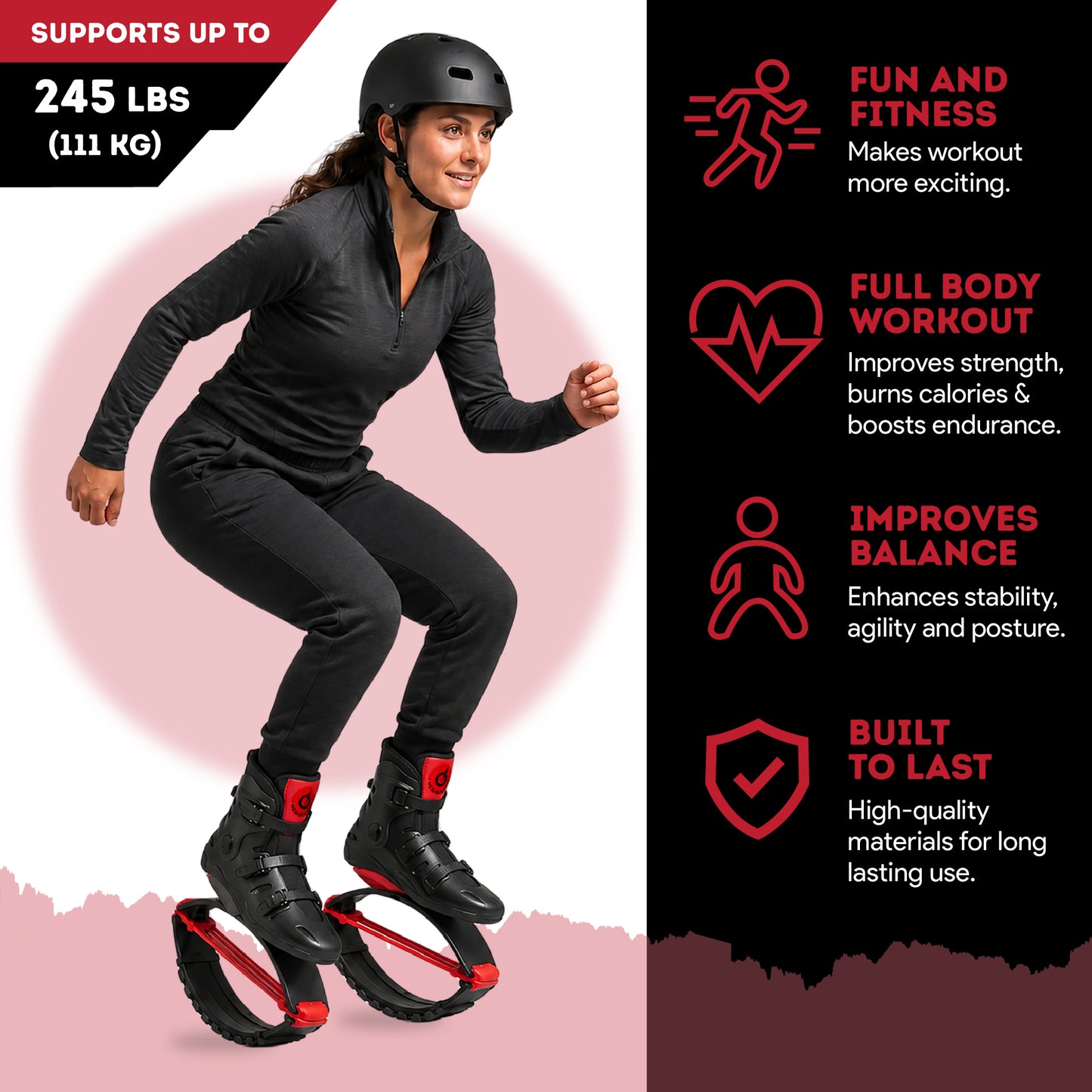 Jumping Shoes for Adults - Red