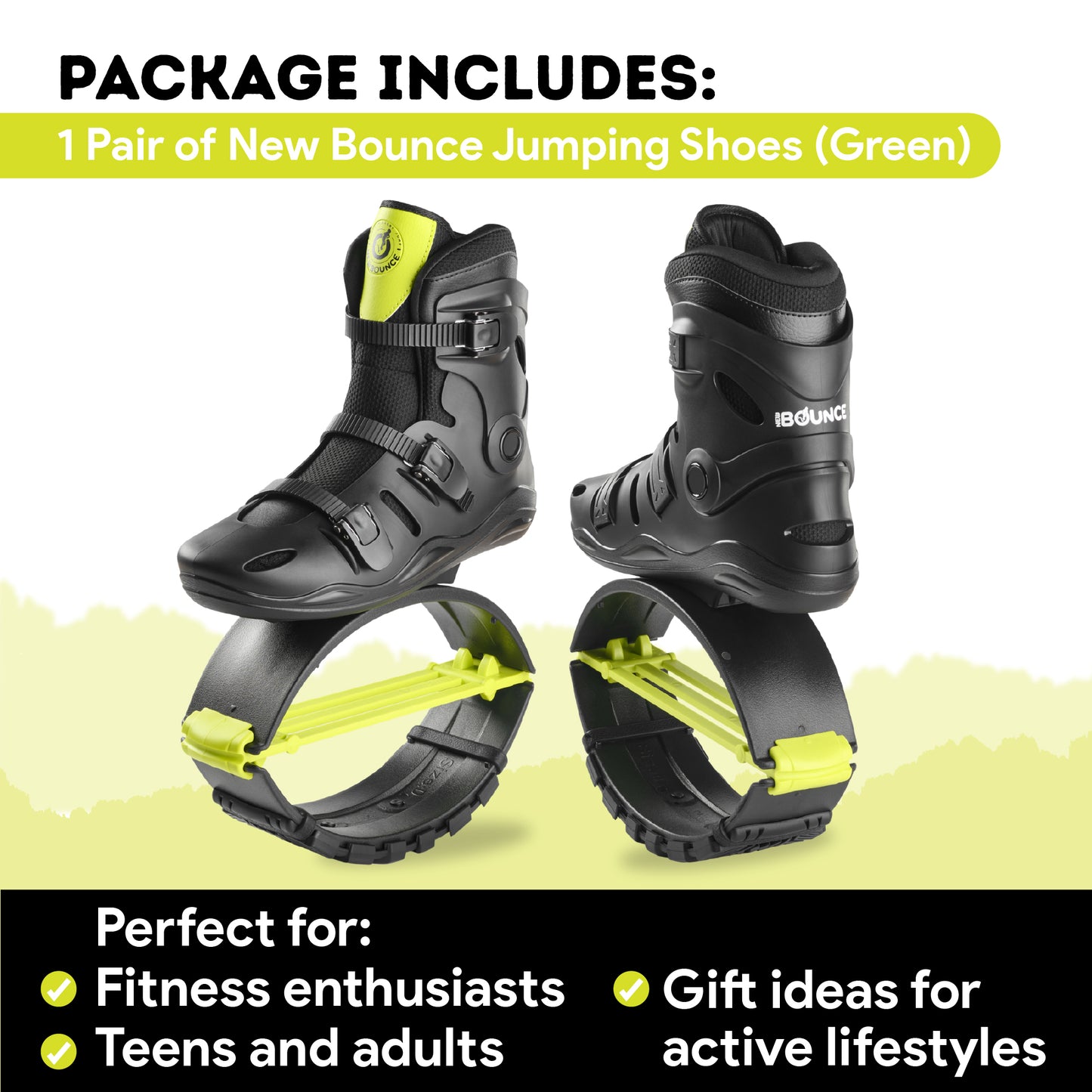 Jumping Shoes for Adults - Green