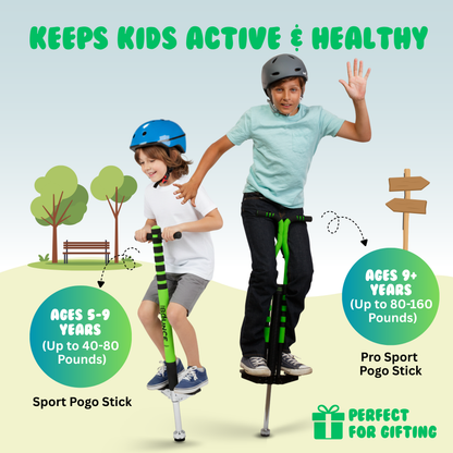 Pogo Stick 2 Pack Combo Set (Pro and Sport)