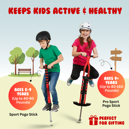 Pogo Stick 2 Pack Combo Set (Pro and Sport)