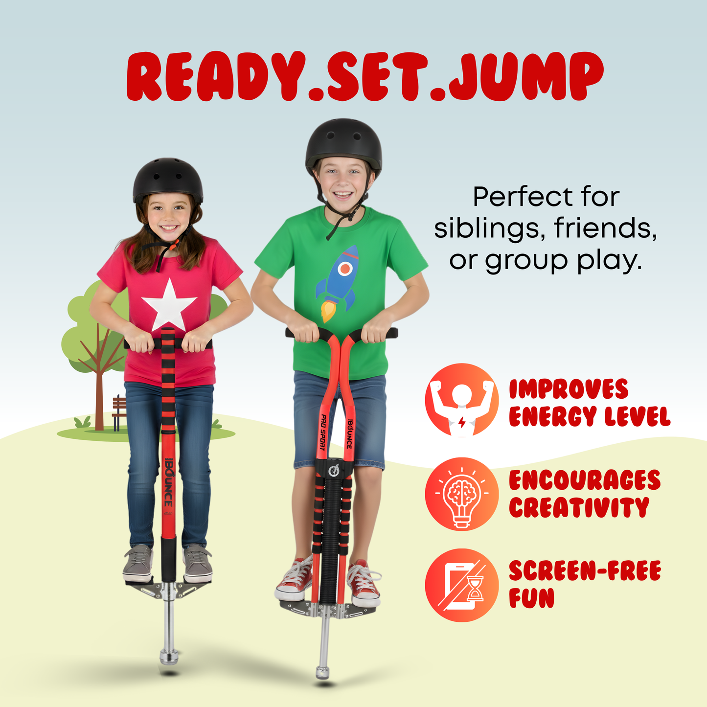 Pogo Stick 2 Pack Combo Set (Pro and Sport)