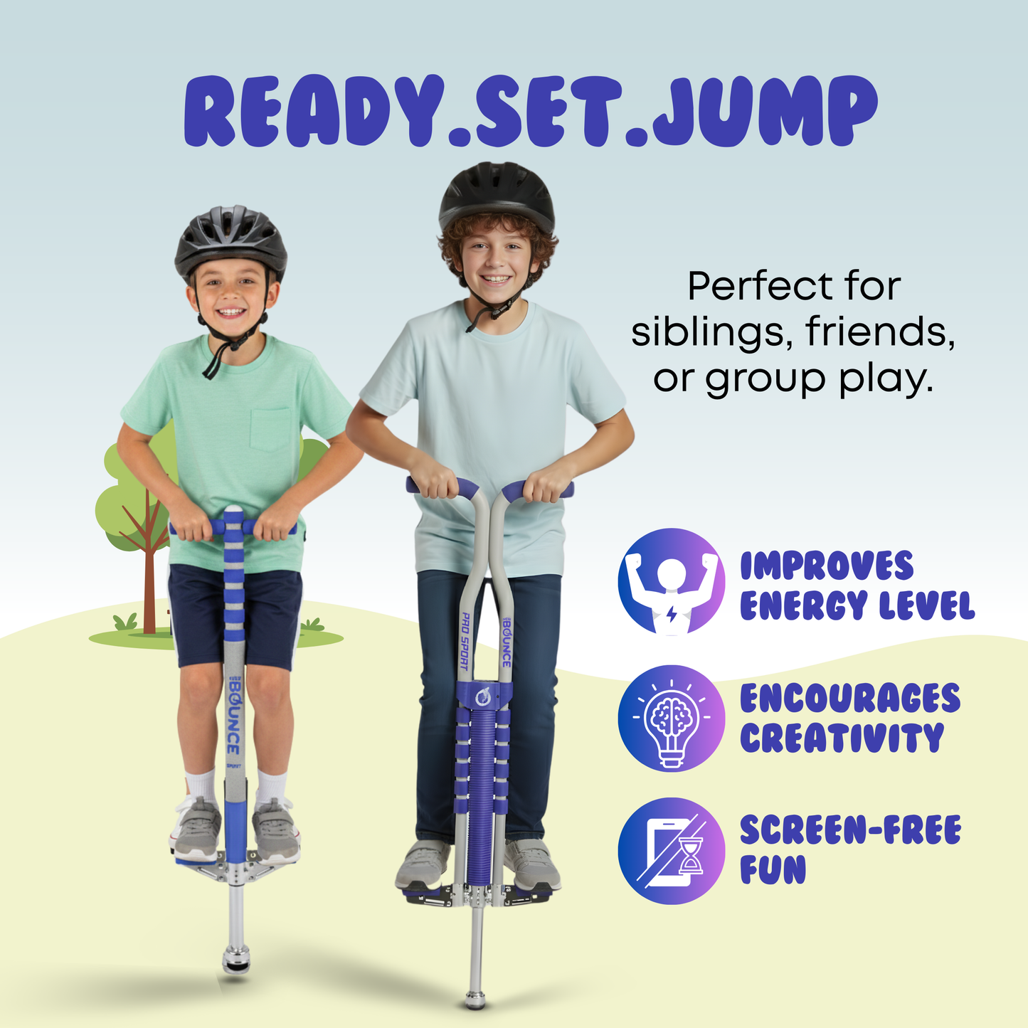 Pogo Stick 2 Pack Combo Set (Pro and Sport)
