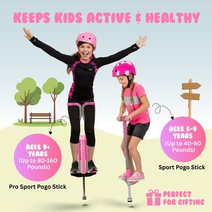 Pogo Stick 2 Pack Combo Set (Pro and Sport)