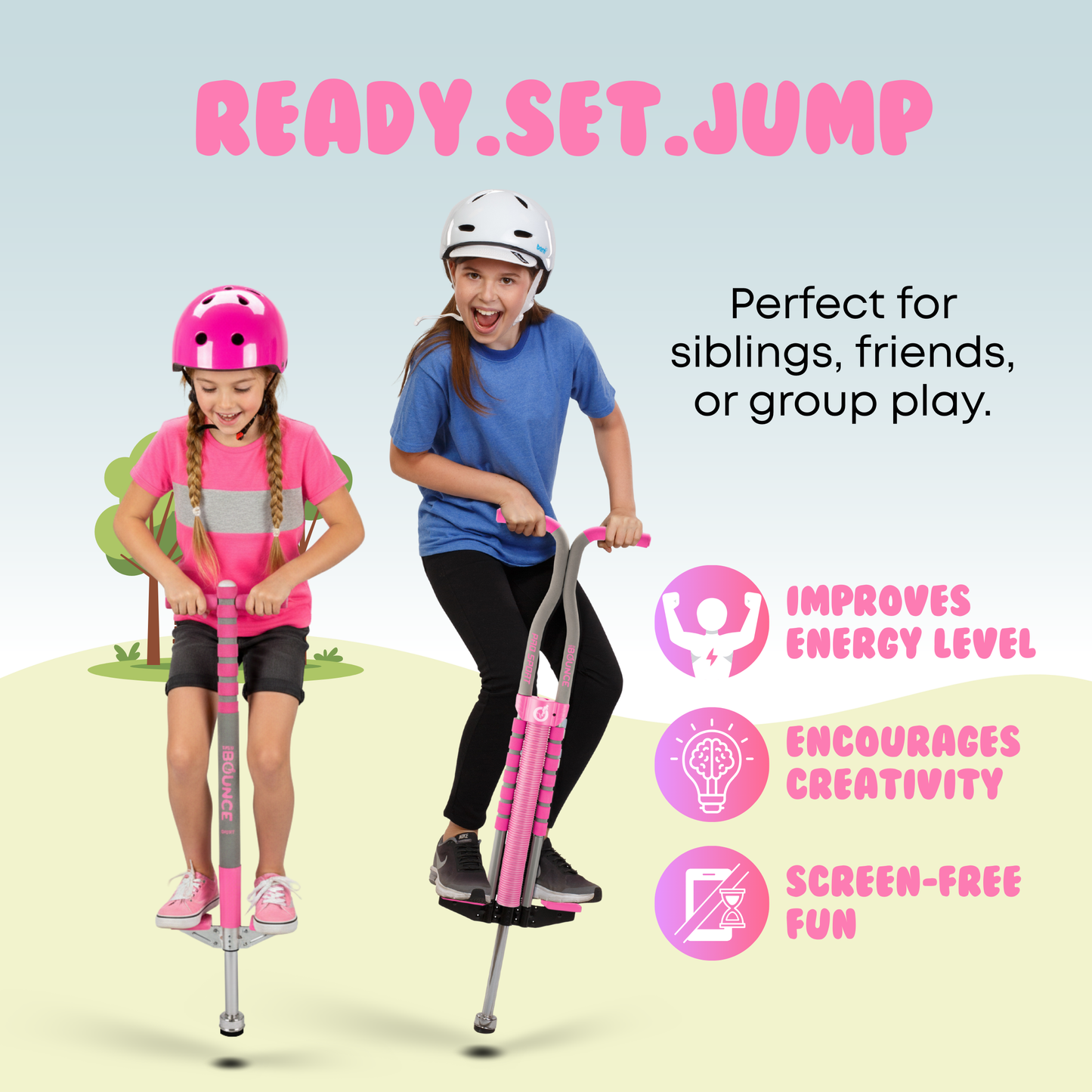 Pogo Stick 2 Pack Combo Set (Pro and Sport)