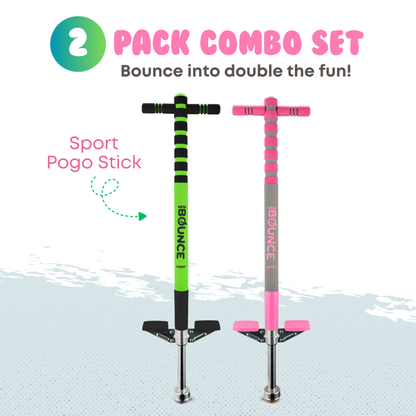 Pogo Stick 2 Pack Combo Set (Pro and Sport)