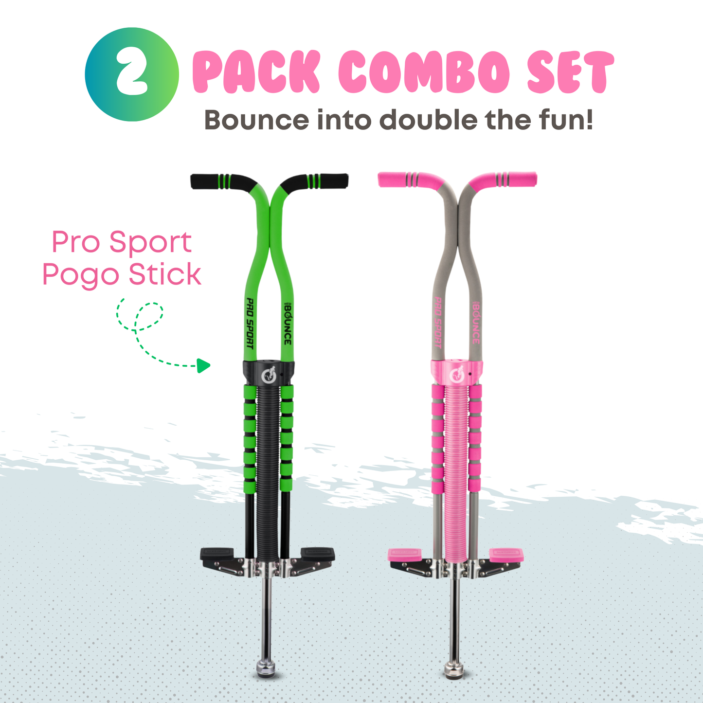 Pogo Stick 2 Pack Combo Set (Pro and Sport)