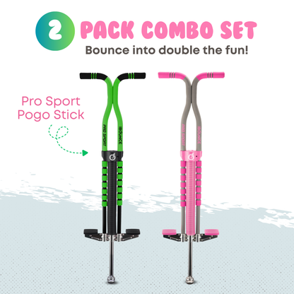 Pogo Stick 2 Pack Combo Set (Pro and Sport)